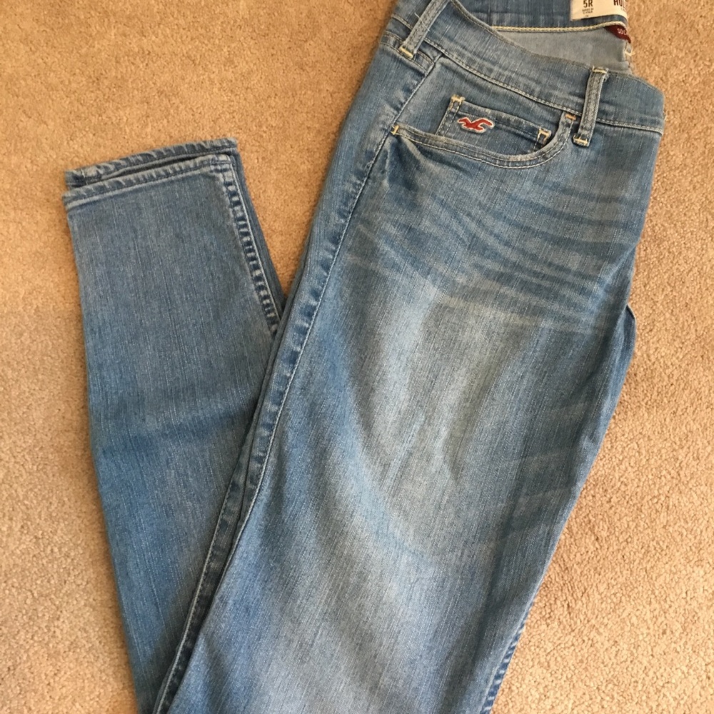Hollister light wash social stretch jeans